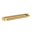 Baldwin Hardware Contemporary Back Plate 10" 4461 — Latón pulido Lifetime (PVD)
