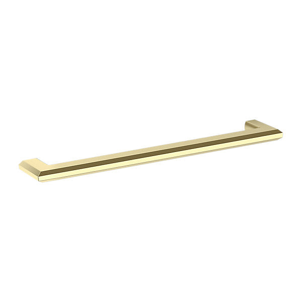 Baldwin Hardware Bevel 8" Jaladera de Gabinete 4614 — Latón pulido Lifetime (PVD)