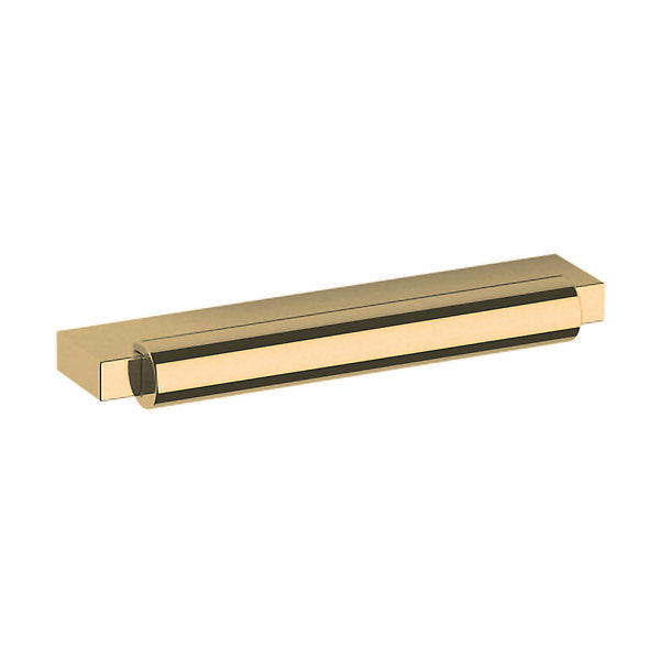 Baldwin Hardware Modern Jaladera de Gabinete 4" 4624 — Latón pulido Lifetime (PVD)