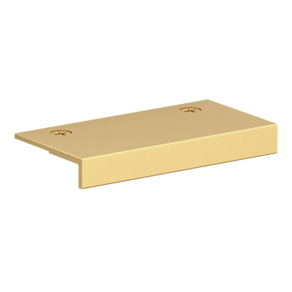 Baldwin Hardware Edge Jaladera 2" Cabinet Flush 4647 — Latón satinado Lifetime