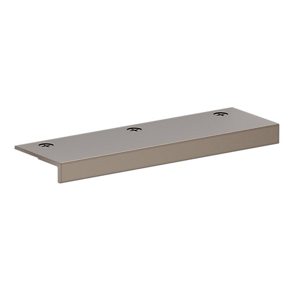 Baldwin Hardware Edge Jaladera 4" Cabinet Flush 4648 — Níquel grafito Lifetime