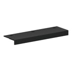 Baldwin Hardware Edge Jaladera 4" Cabinet Flush 4648 — Negro satinado