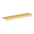 Baldwin Hardware Edge Jaladera 6" Cabinet Flush 4649 — Latón pulido Lifetime (PVD)