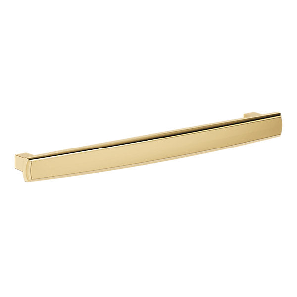 Baldwin Hardware Severin A 8" Jaladera de Gabinete 4665 — Latón pulido Lifetime (PVD)