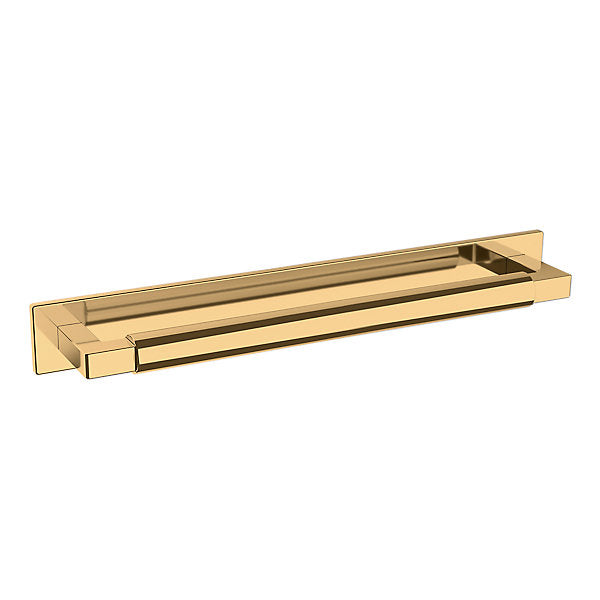 Baldwin Hardware Contemporary 8" Back Plate 4680 — Latón sin laca