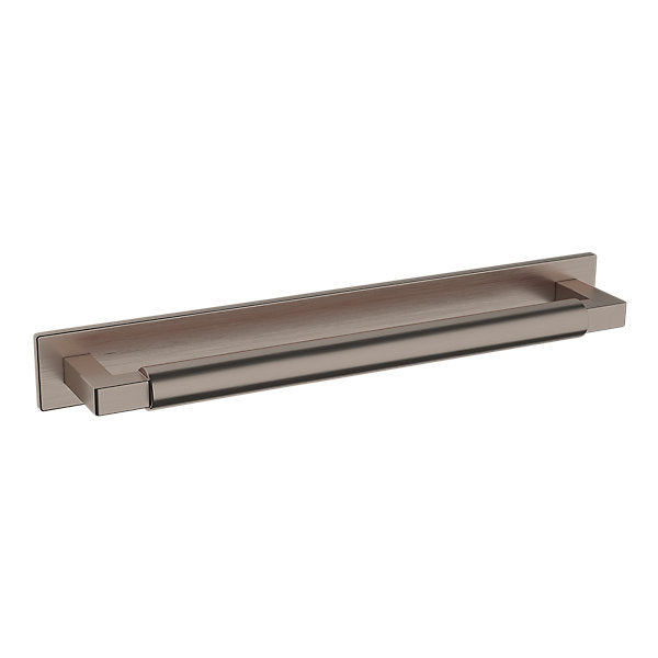 Baldwin Hardware Contemporary 8" Back Plate 4680 — Níquel grafito Lifetime
