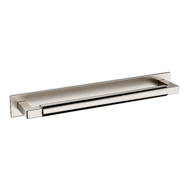 Baldwin Hardware Contemporary 8" Back Plate 4680 — Níquel satinado