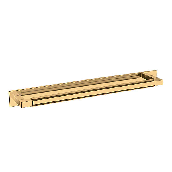 Baldwin Hardware Contemporary 12" Back Plate 4681 — Latón sin laca