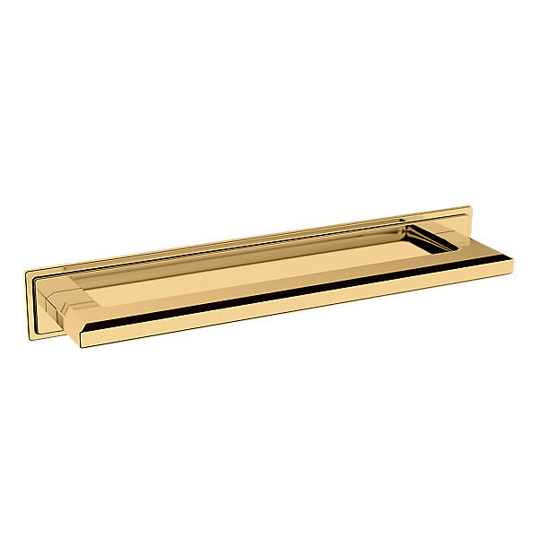 Baldwin Hardware Transitional 8" Back Plate 4682 — Latón sin laca