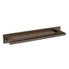 Baldwin Hardware Transitional 8" Back Plate 4682 — Níquel grafito Lifetime