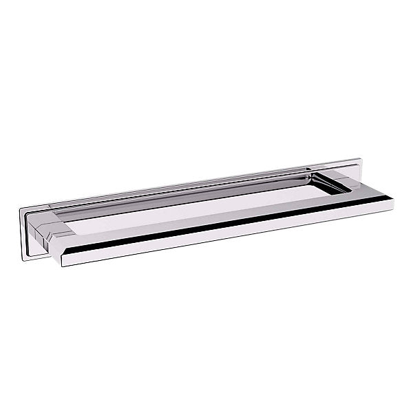 Baldwin Hardware Transitional 8" Back Plate 4682 — Cromo pulido