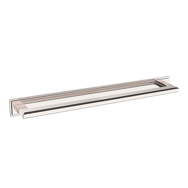 Baldwin Hardware Transitional 12" Back Plate 4683 — Níquel pulido Lifetime