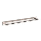 Baldwin Hardware Transitional 12" Back Plate 4683 — Níquel pulido Lifetime