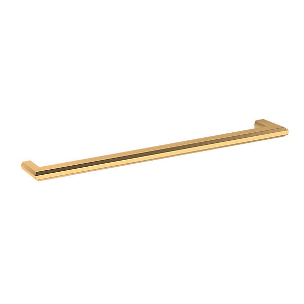 Baldwin Hardware Bevel 10" Jaladera de Gabinete 4684 — Latón satinado Lifetime