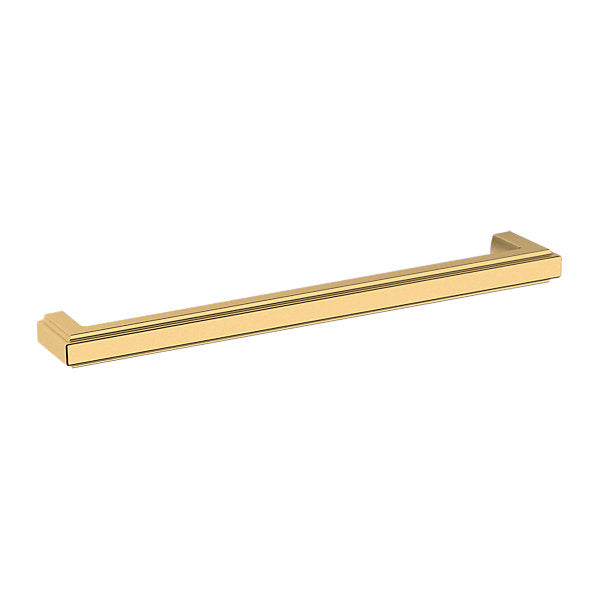 Baldwin Hardware Raised 10" Jaladera de Gabinete 4691 — Latón satinado Lifetime