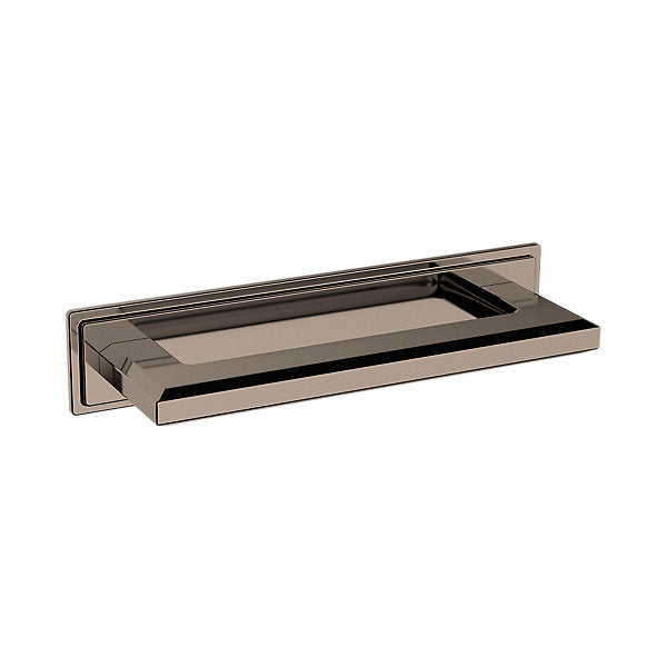 Baldwin Hardware TRANS. Back Plate 4" 4940 — Níquel grafito Lifetime