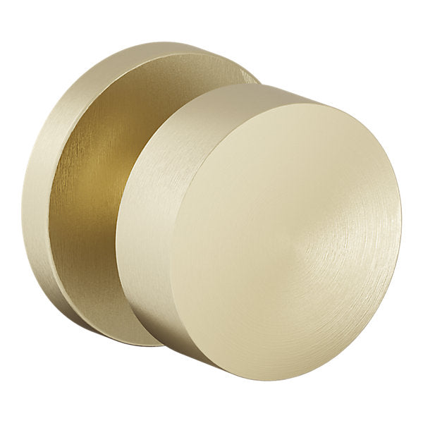 Baldwin Hardware Perilla 5079 Minneapolis con Roseta 5046 — Latón satinado Lifetime — Paso