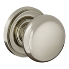 Baldwin Hardware Perilla 5083 Baltimore con Roseta 5048 — Níquel pulido Lifetime — Paso