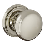 Baldwin Hardware Perilla 5083 Baltimore con Roseta 5048 — Níquel pulido Lifetime — Privacidad