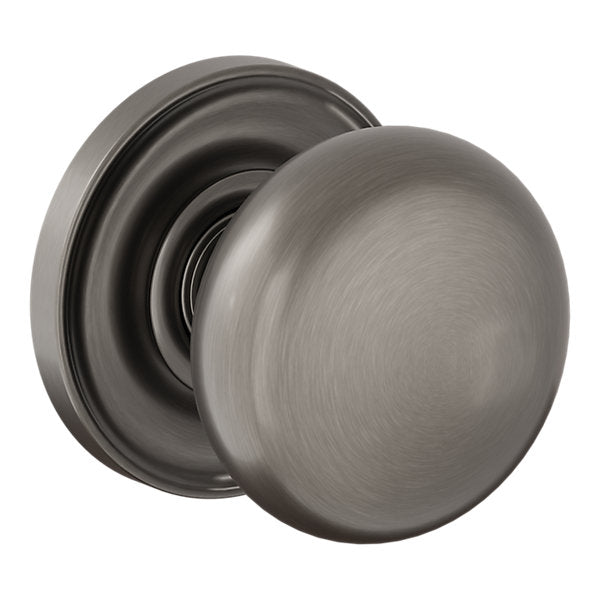 Baldwin Hardware Perilla 5083 Baltimore con Roseta 5048 — Níquel grafito Lifetime — Paso
