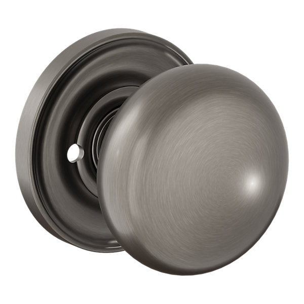 Baldwin Hardware Perilla 5083 Baltimore con Roseta 5048 — Níquel grafito Lifetime — Privacidad