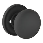 Baldwin Hardware Perilla 5083 Baltimore con Roseta 5048 — Negro satinado — Privacidad