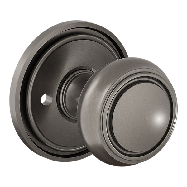 Baldwin Hardware Perilla 5087 Nashville con Roseta 5070 — Níquel grafito Lifetime — Privacidad