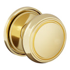Baldwin Hardware Perilla 5088 Nashville con Roseta 5070 — Latón pulido Lifetime (PVD) — Paso