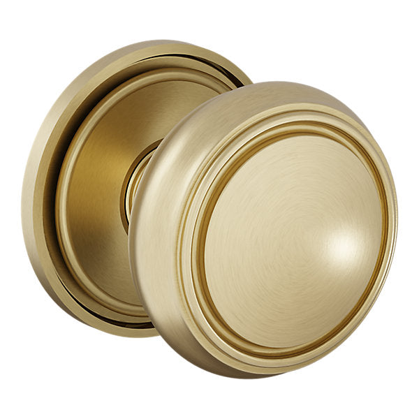 Baldwin Hardware Perilla 5088 Nashville con Roseta 5070 — Latón satinado Lifetime — Paso