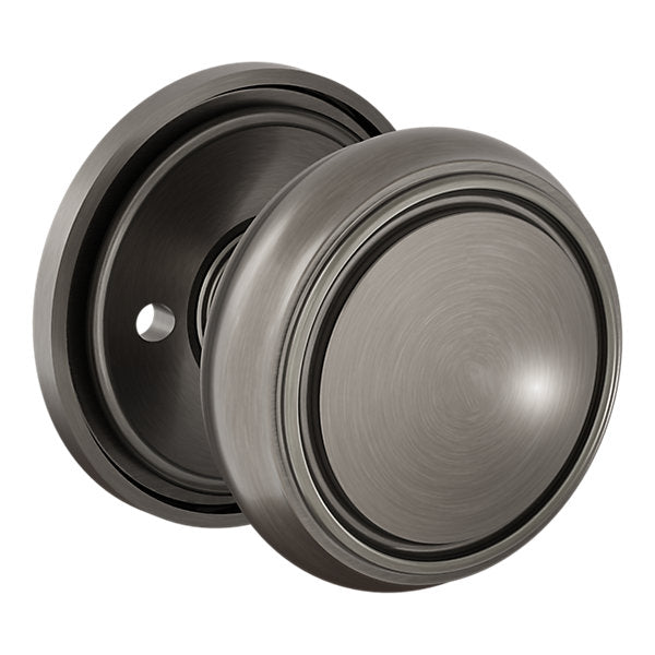Baldwin Hardware Perilla 5088 Nashville con Roseta 5070 — Níquel grafito Lifetime — Privacidad