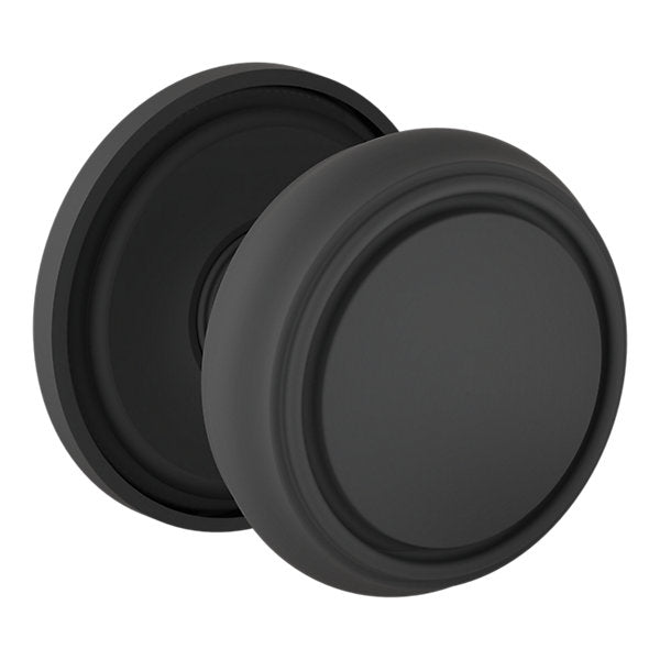 Baldwin Hardware Perilla 5088 Nashville con Roseta 5070 — Negro satinado — Paso
