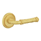 Baldwin Hardware Manija 5122 con Roseta 5022 — Latón satinado Lifetime — Dummy completo