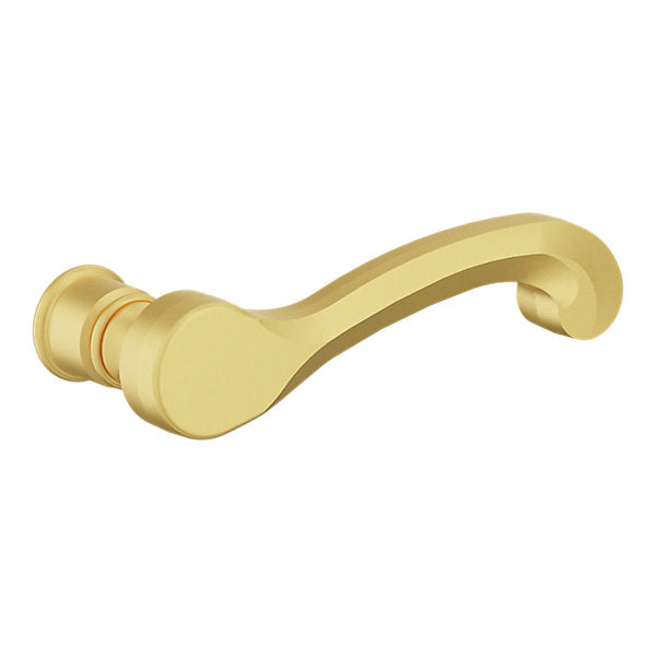Baldwin Hardware Manija 5445V con Roseta 5048 — Latón satinado Lifetime — Dummy completo