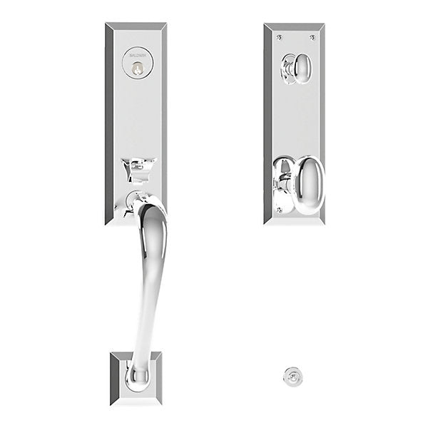 Baldwin Hardware Juego de Entrada 6403 Cody — Cromo pulido