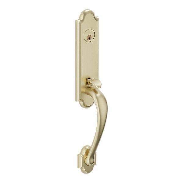 Baldwin Hardware Juego de Entrada 6402 Boulder — Latón satinado Lifetime