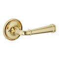 Baldwin Hardware Manija L033 Briarcrest con Roseta 5070 — Latón pulido Lifetime (PVD) — Privacidad