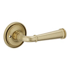 Baldwin Hardware Manija L033 Briarcrest con Roseta 5070 — Latón satinado Lifetime — Privacidad