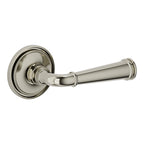 Baldwin Hardware Manija L033 Briarcrest con Roseta 5070 — Níquel pulido Lifetime — Paso