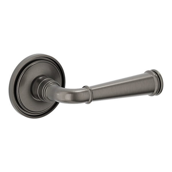Baldwin Hardware Manija L033 Briarcrest con Roseta 5070 — Níquel grafito Lifetime — Paso