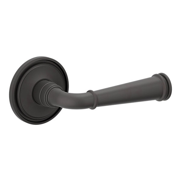 Baldwin Hardware Manija L033 Briarcrest con Roseta 5070 — Bronce aceitado — Paso