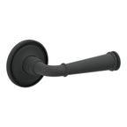 Baldwin Hardware Manija L033 Briarcrest con Roseta 5070 — Negro satinado — Paso