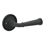 Baldwin Hardware Manija L033 Briarcrest con Roseta 5070 — Negro satinado — Privacidad