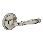 Baldwin Hardware Manija L034 Nashville con Roseta 5078 — Níquel pulido Lifetime — Paso