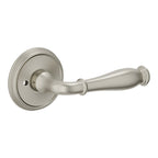 Baldwin Hardware Manija L034 Nashville con Roseta 5078 — Níquel satinado Lifetime — Privacidad