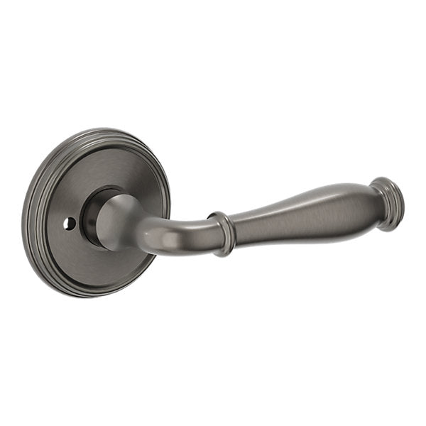 Baldwin Hardware Manija L034 Nashville con Roseta 5078 — Níquel grafito Lifetime — Privacidad