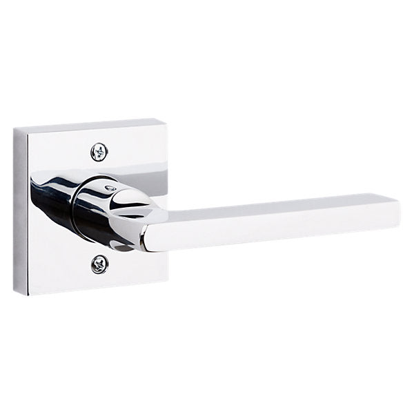 Baldwin Hardware Reserve Manija Square — Cromo pulido — Contemporary Square — Dummy completo