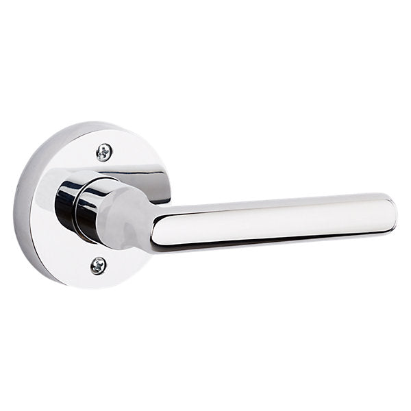 Baldwin Hardware Reserve Manija Tube — Cromo pulido — Contemporary Round — Dummy completo