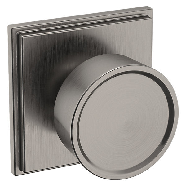 Baldwin Hardware Perilla K007 Hollywood Hills con Roseta R050 — Níquel grafito Lifetime — Paso