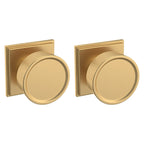 Baldwin Hardware Perilla K009 Hollywood Hills con Roseta R050 — Latón vintage — Dummy completo
