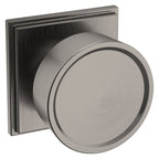 Baldwin Hardware Perilla K009 Hollywood Hills con Roseta R050 — Níquel grafito Lifetime — Privacidad